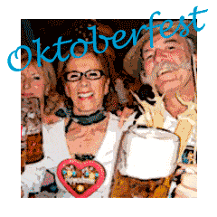 Biergartenverein auf dem Oktoberfest