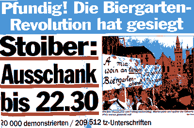 Biergarten-Revolution