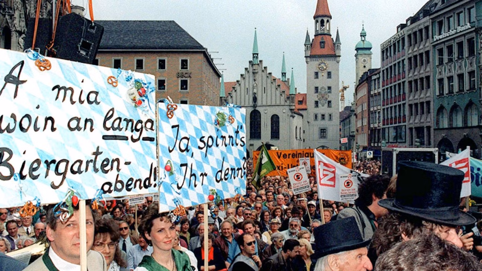 1. bayerische Biergartenrevolution